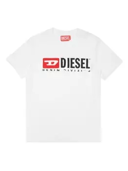 Diesel футболка с эффектом потертости, белый