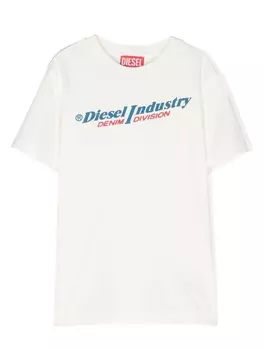 Diesel футболка с логотипом, белый