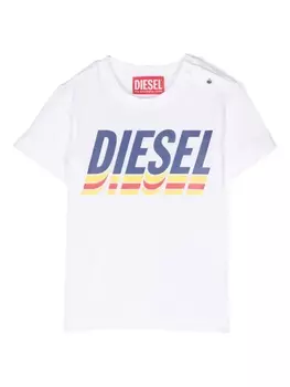 Diesel футболка с логотипом, белый