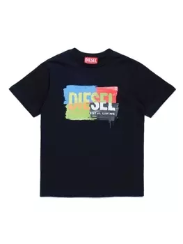 Diesel футболка с логотипом, черный
