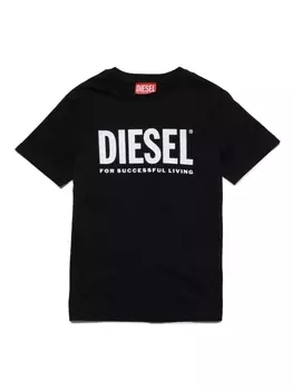 Diesel футболка с логотипом, черный