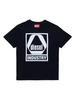 Diesel футболка с логотипом, черный
