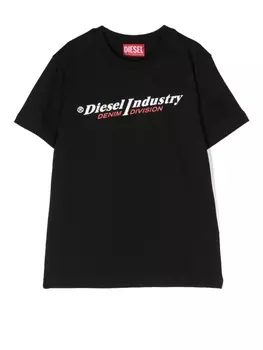 Diesel футболка с логотипом, черный