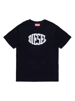 Diesel футболка с логотипом, черный