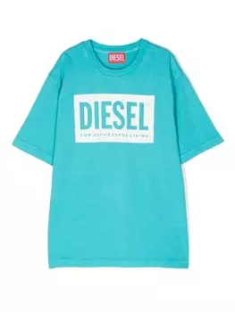 Diesel футболка с логотипом, синий