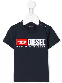 Diesel футболка с логотипом, синий