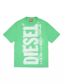 Diesel футболка с логотипом, зеленый