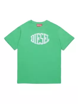 Diesel футболка с логотипом, зеленый