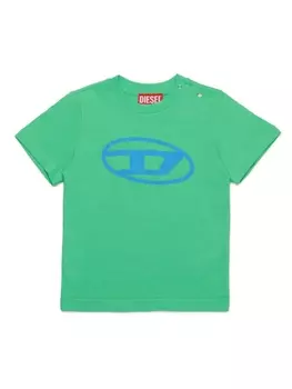 Diesel футболка с логотипом, зеленый