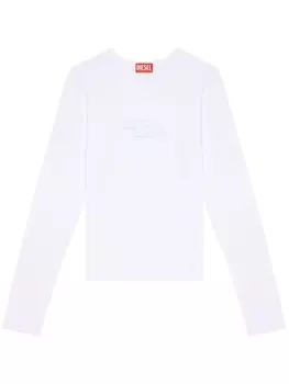 Diesel футболка T-Angie с длинными рукавами, белый