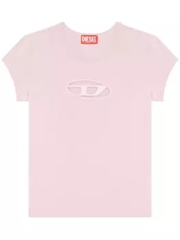 Diesel футболка T-Angie с круглым вырезом, розовый
