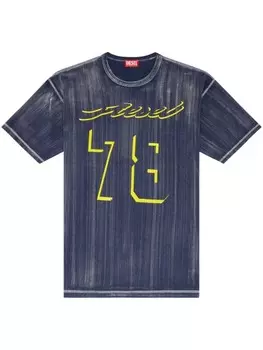 Diesel футболка T-Boxt-Q2 с логотипом, синий