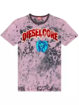 Diesel футболка T-Boxt, розовый
