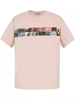 Diesel футболка T-Boxty, розовый