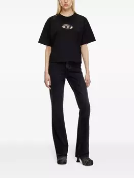 Diesel футболка T-Buxt из органического хлопка, черный