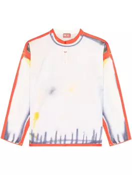 Diesel футболка T-Olavi-A-Ser-Graffiti-USA, белый