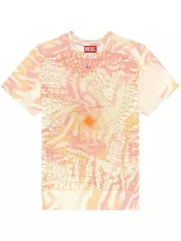 Diesel футболка T-Regs-N6, розовый