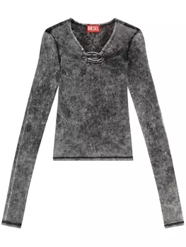Diesel футболка T-Respect-Ls, серый