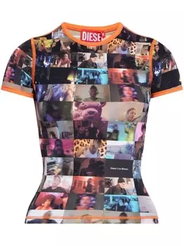 Diesel футболка T-Uncall, черный