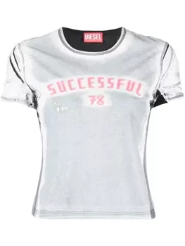 Diesel футболка T-Uncutie-Long-M2, серый