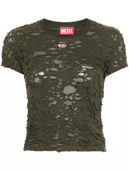 Diesel футболка T-Uncutie-Long-P2, зеленый