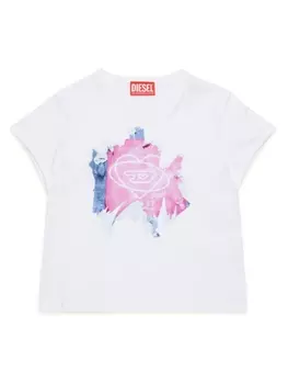 Diesel футболка Tcutiepeel с принтом, белый