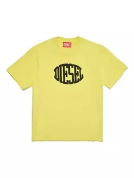 Diesel футболка Tmust с логотипом, желтый