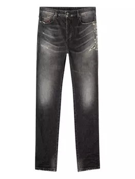 Diesel хлопковые джинсы, черный