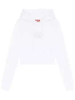 Diesel худи F-Slimmy с логотипом, белый