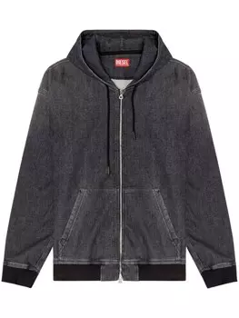 Diesel худи Giri Track на молнии, черный