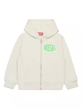 Diesel худи с логотипом, белый