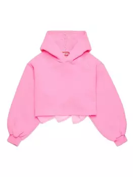 Diesel худи с шифоновыми вставками, розовый