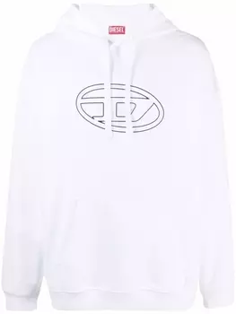 Diesel худи S-Ummer-Bigoval, белый