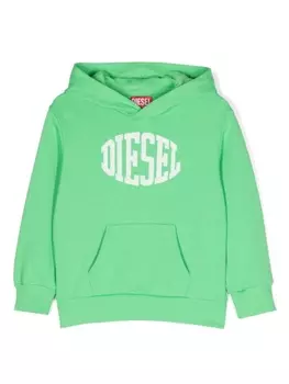 Diesel худи Sbolc Over, зеленый