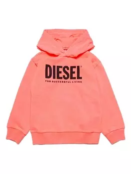 Diesel худи Snucihood Over, розовый
