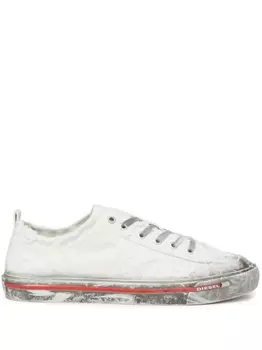 Diesel кеды S-Athos Low W с эффектом потертости, белый