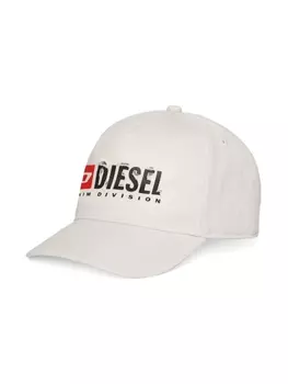 Diesel кепка с эффектом потертости и логотипом, нейтральный цвет