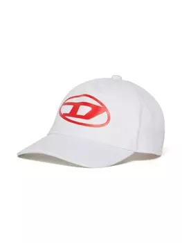 Diesel Kids бейсболка с логотипом, белый