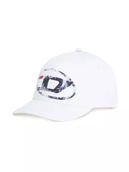 Diesel Kids бейсболка с логотипом, белый