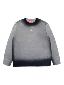 Diesel Kids джемпер с принтом, серый