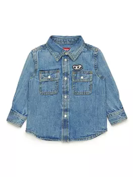 Diesel Kids джинсовая рубашка, синий