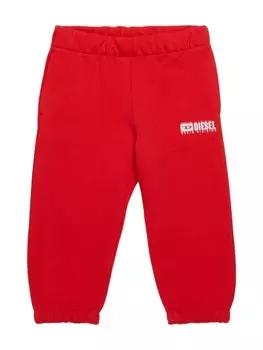 Diesel Kids джоггеры с логотипом, красный