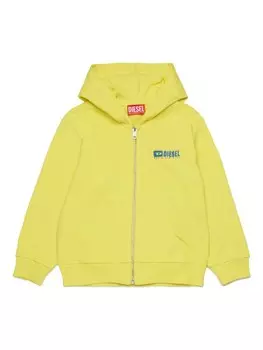 Diesel Kids худи на молнии, желтый