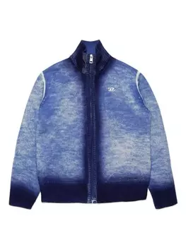 Diesel Kids кардиган на молнии, синий
