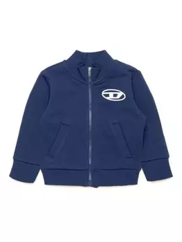 Diesel Kids куртка с принтом Oval D, синий
