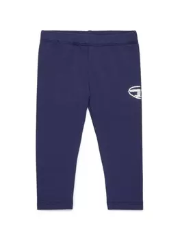 Diesel Kids легинсы с принтом Oval D, синий