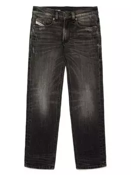 Diesel Kids прямые джинсы 2010 средней посадки, черный