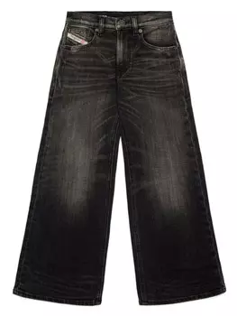 Diesel Kids прямые джинсы, черный