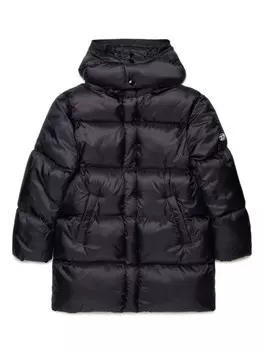Diesel Kids пуховик с капюшоном, черный