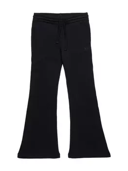 Diesel Kids расклешенные брюки Oval-D, черный